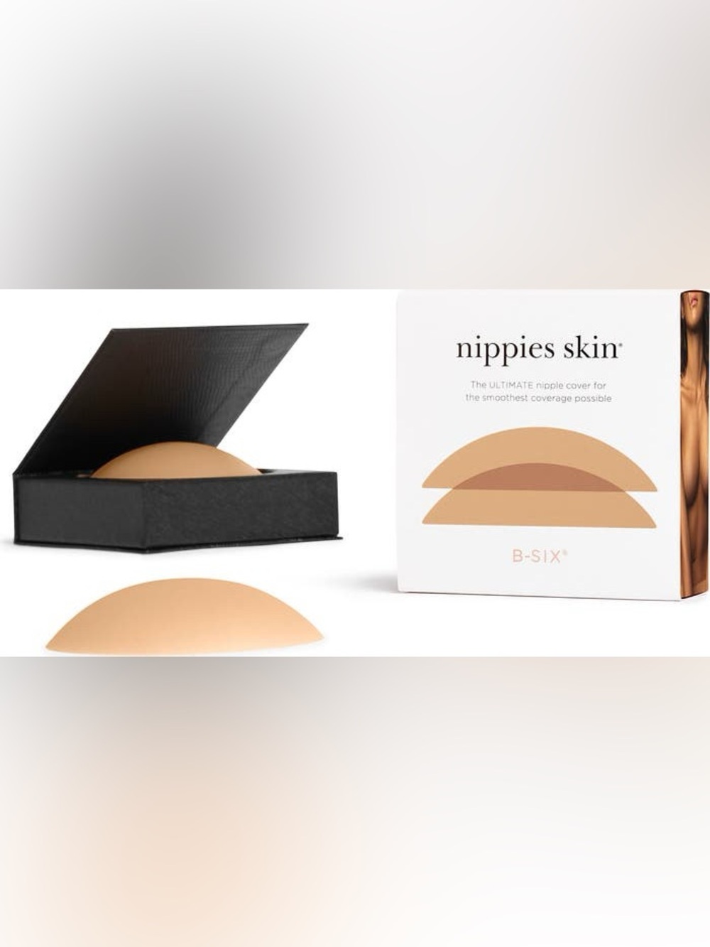 Nippies by Bristols Six Skin Reusable Adhesive Nipple Covers ❤️NWT❤️